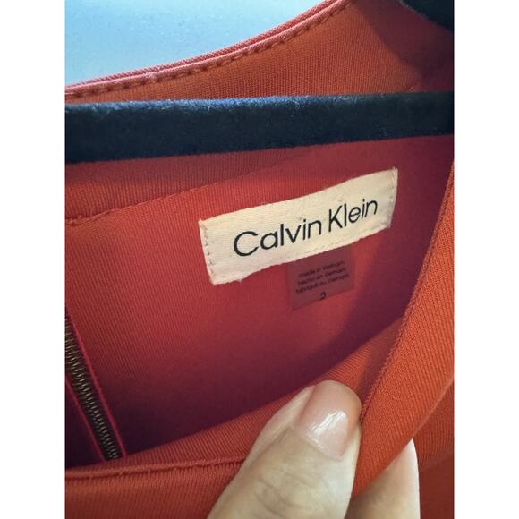 Calvin Klein Shoes Dress Burnt Orange Sleeveless 2 - Picture 6 of 6